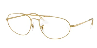 Ray Ban Rx6645 3086 Occhiali Da Vista Oro Per Uomo (solo Montatura) In Gold