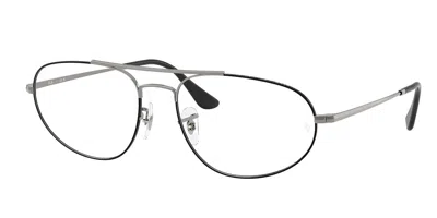 Ray Ban Rx6645 3179 Occhiali Da Vista Neri Per Uomo (solo Montatura)