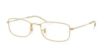 Ray Ban Rx6647 2500 Occhiali Da Vista Oro Per Uomo (solo Montatura) In Gold