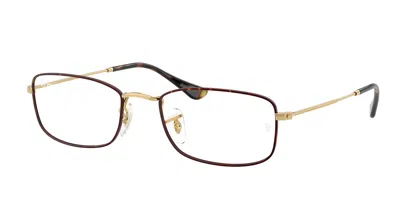Ray Ban Rx6647 3177 Occhiali Da Vista Oro Per Uomo (solo Montatura)