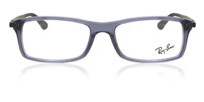 Ray Ban Rx7017 8122 Occhiali Da Vista Blu Per Uomo (solo Montatura) In Blue