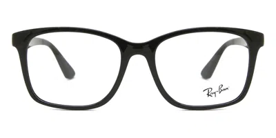 Ray Ban Rx7059d Asian Fit Men's Glasses, Black, Size 55