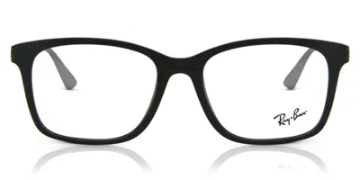 Ray Ban Rx7059d Asian Fit Men's Glasses, Black, Size 55