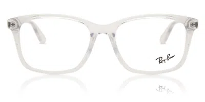 Ray Ban Rx7059d Vestibilità Orientale 2001 Occhiali Da Vista Chiari Per Uomo (solo Montatura) In White