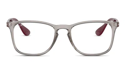 Ray Ban Rx7074 Gray,clear,red