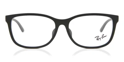 Ray Ban Rx7124d Asian Fit Men's Glasses, Black, Size 56