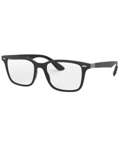 Ray Ban Ray-ban Rx7144 Unisex Square Eyeglasses In Black