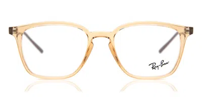 Ray Ban Rx7185 5940 Occhiali Da Vista Marroni Per Uomo (solo Montatura) In Brown