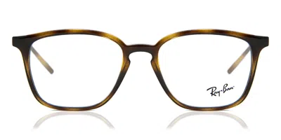 Ray Ban Rx7185 2012 Occhiali Da Vista Tartarugatishell Per Uomo (solo Montatura) In White