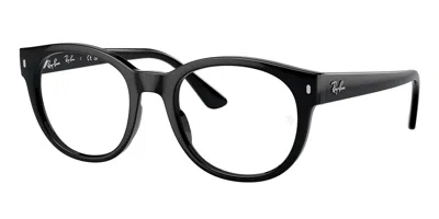 Ray Ban Rx7227f Asian Fit Men's Glasses, Black, Size 53