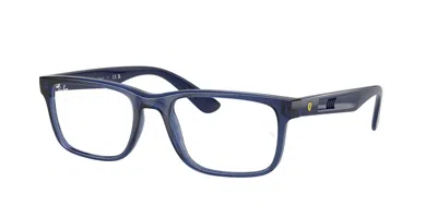 Ray Ban Rx7232m F693 Men's Glasses Blue Size 54 - Blue Light Block Available