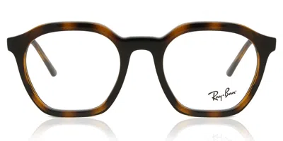 Ray Ban Rx7238 Alice Men's Glasses, Tortoiseshell, Size 52 In Black