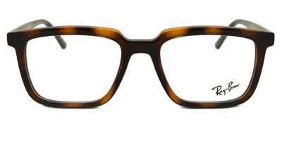 Ray Ban Rx7239 Alain Men's Glasses, Tortoiseshell, Size 52 In Black