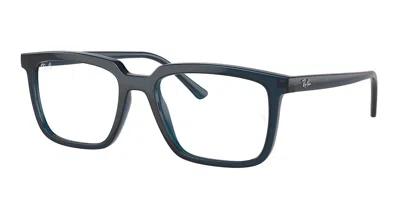 Ray Ban Rx7239f Alain Asian Fit 8256 Men's Glasses Blue Size 54 - Blue Light Block Available In Pink