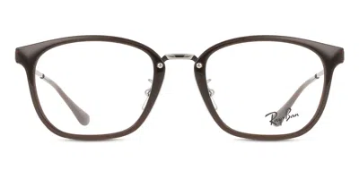 Ray Ban Rx7247d Asian Fit Men's Glasses, Brown, Size 51