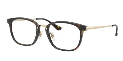 Ray Ban Rx7247d Vestibilità Orientale 8472 Occhiali Da Vista Oro Per Uomo (solo Montatura) In Multi