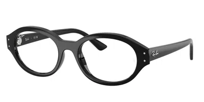 Ray Ban Rx7257f Shilo Vestibilità Orientale 8260 Occhiali Da Vista Neri Per Uomo (solo Montatura) In Black