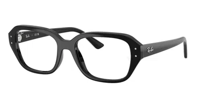 Ray Ban Rx7258f Shea Vestibilità Orientale 8260 Occhiali Da Vista Neri Per Uomo (solo Montatura) In Black
