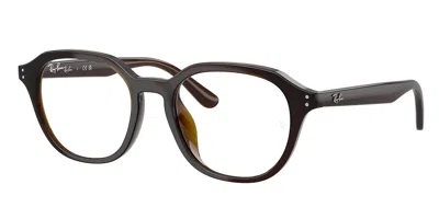 Ray Ban Rx7259d Vestibilità Orientale 8502 Occhiali Da Vista Per Uomo (solo Montatura) In Brown