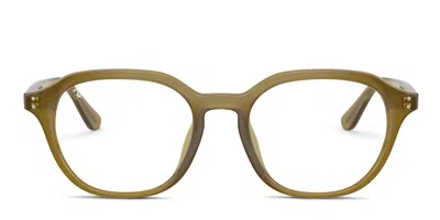 Ray Ban Rx7259d Clear/green In Clear,green