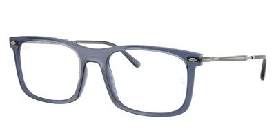 Ray Ban Rx7260 8462 Occhiali Da Vista Blu Per Uomo (solo Montatura) In Blue
