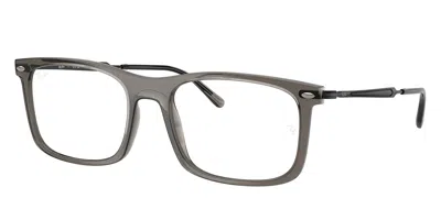 Ray Ban Rx7260 8463 Occhiali Da Vista Chiari Per Uomo (solo Montatura) In Gray