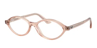Ray Ban Romy Geometric-frame Glasses In Pink