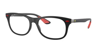 Ray Ban Rx7307m Men's Glasses, Black, Size 52