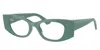 Ray Ban Kat Optics Bio-based Eyeglasses Algae Green Frame Clear Lenses Polarized 52-18 In Green