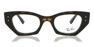 Ray Ban Rx7330 Zena Men's Glasses, Tortoiseshell, Size 49 In Black
