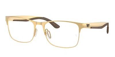 Ray Ban Rx7550 3220 Occhiali Da Vista Oro Per Uomo (solo Montatura) In Gold
