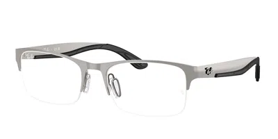 Ray Ban Rx7551 3214 Occhiali Da Vista Gunmetal Per Uomo (solo Montatura) In Gray