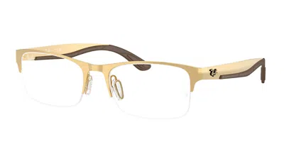 Ray Ban Rx7551 3220 Occhiali Da Vista Oro Per Uomo (solo Montatura) In Gold