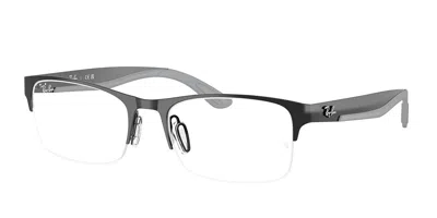 Ray Ban Rx7551 3222 Occhiali Da Vista Neri Per Uomo (solo Montatura) In Black