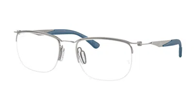 Ray Ban Rx7552 3210 Occhiali Da Vista Gunmetal Per Uomo (solo Montatura) In Gray