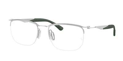 Ray Ban Rx7552 3212 Occhiali Da Vista Argentati Per Uomo (solo Montatura) In Silver