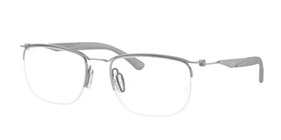 Ray Ban Rx7552 3213 Occhiali Da Vista Gunmetal Per Uomo (solo Montatura) In Gray