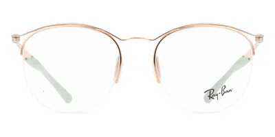 Ray Ban Rx7553 3217 Occhiali Da Vista Oro Per Uomo (solo Montatura) In Gold