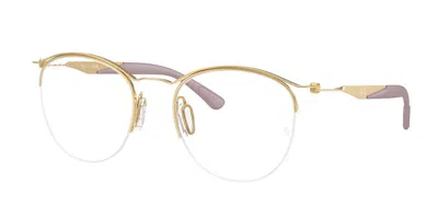 Ray Ban Rx7553 3218 Occhiali Da Vista Oro Per Uomo (solo Montatura) In Gold