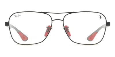 Ray Ban Rx8436m Men's Glasses, Black, Size 58 In Neutral