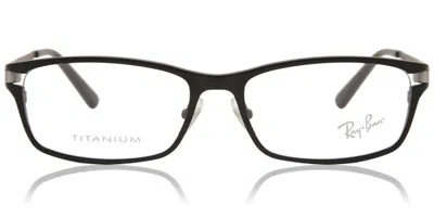 Ray Ban Rx8727d Vestibilità Orientale 1074 Occhiali Da Vista Neri Per Uomo (solo Montatura) In Black