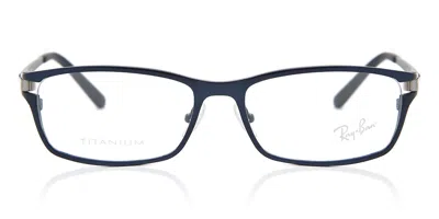 Ray Ban Rx8727d Vestibilità Orientale 1061 Occhiali Da Vista Blu Per Uomo (solo Montatura) In Blue