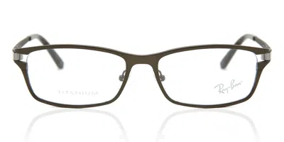 Ray Ban Rx8727d Vestibilità Orientale 1020 Occhiali Da Vista Marroni Per Uomo (solo Montatura) In Brown