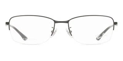 Ray Ban Rx8774d Asian Fit Men's Glasses, Black, Size 55 In Gray