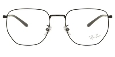 Ray Ban Rx8776d Asian Fit Men's Glasses, Black, Size 53