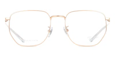 Ray Ban Rx8776d Asian Fit Men's Glasses, Gold, Size 53