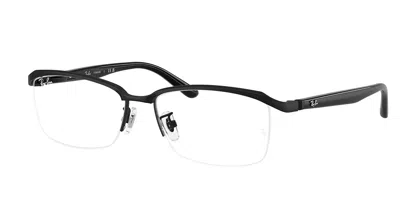 Ray Ban Rx8779d Vestibilità Orientale 1012 Occhiali Da Vista Neri Per Uomo (solo Montatura) In Black