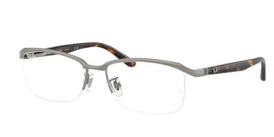 Ray Ban Rx8779d Vestibilità Orientale 1252 Occhiali Da Vista Gunmetal Per Uomo (solo Montatura)