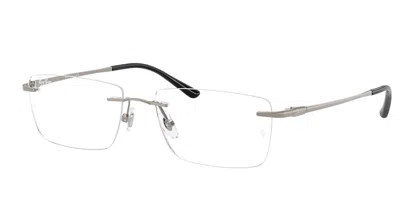 Ray Ban Rx8781d Vestibilità Orientale 1000 Occhiali Da Vista Gunmetal Per Uomo (solo Montatura) In Gray