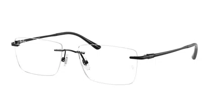 Ray Ban Rx8781d Vestibilità Orientale 1244 Occhiali Da Vista Neri Per Uomo (solo Montatura) In Black